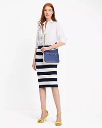 Awning Stripe Pencil Skirt