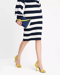 Awning Stripe Pencil Skirt