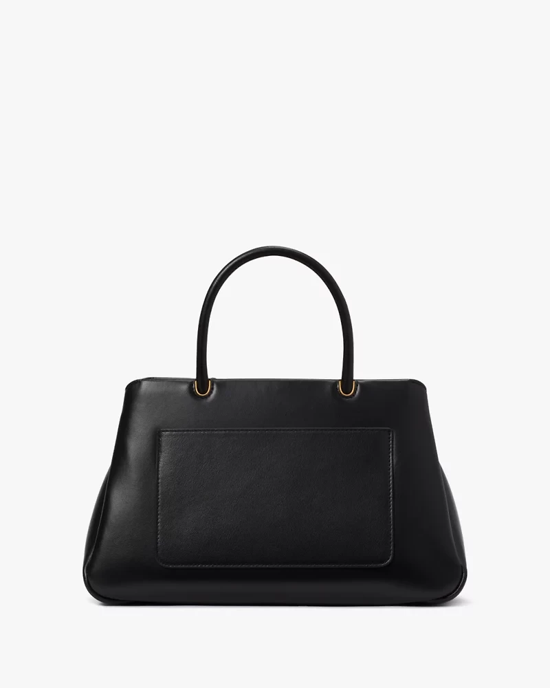 Grace Fine Grain Leather Medium Satchel