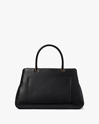 Grace Fine Grain Leather Medium Satchel