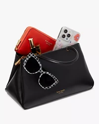 Grace Fine Grain Leather Medium Satchel