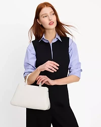 Grace Fine Grain Leather Medium Satchel