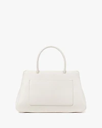 Grace Fine Grain Leather Medium Satchel