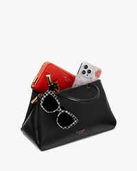 Grace Fine Grain Leather Medium Satchel