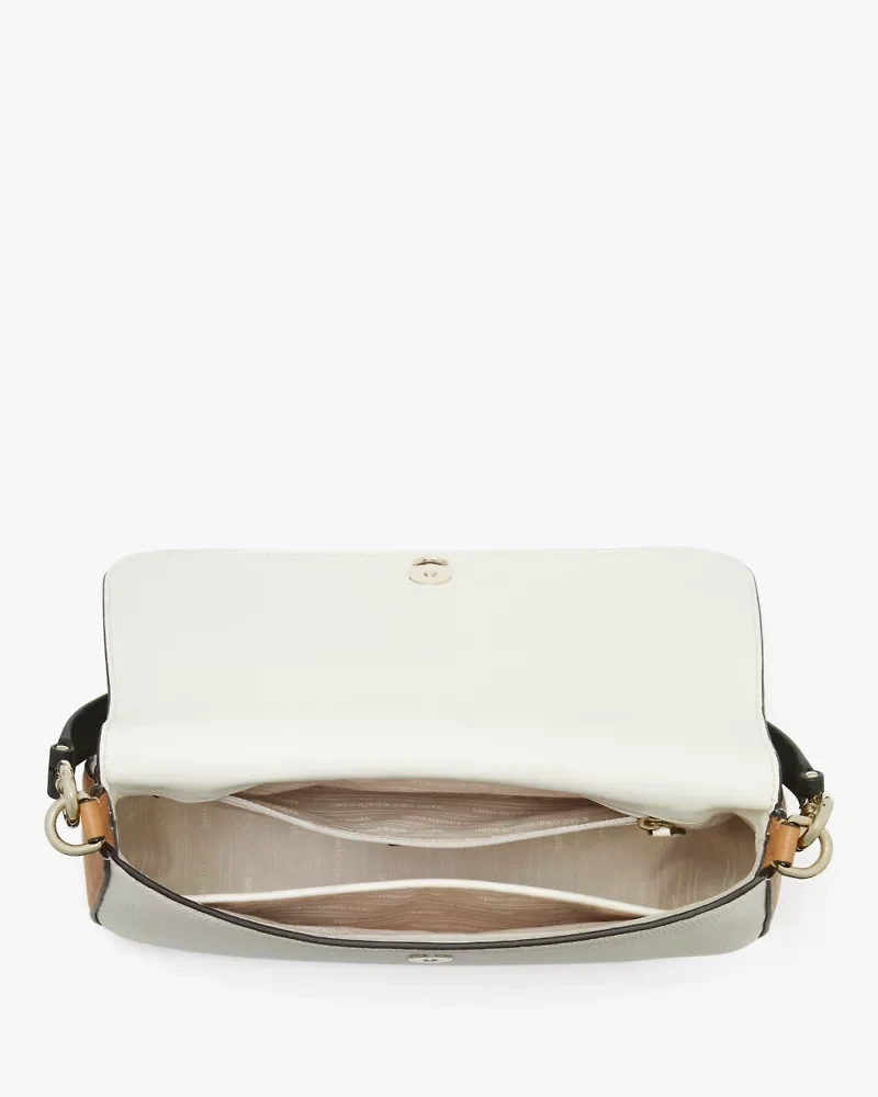 Hudson Colorblocked Convertible Flap Shoulder Bag