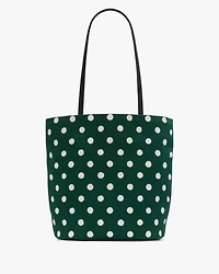 On Purpose Sunshine Dot Printed Canvas Large Tote