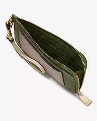 Ava Colorblocked Coin Card Case Wristlet