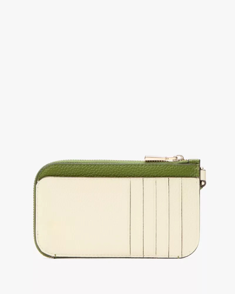 Ava Colorblocked Coin Card Case Wristlet
