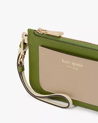 Ava Colorblocked Coin Card Case Wristlet