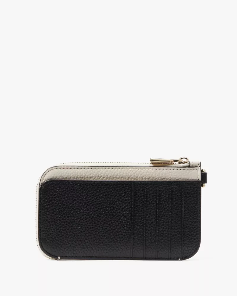 Ava Colorblocked Coin Card Case Wristlet