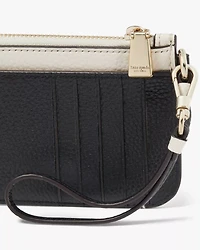 Ava Colorblocked Coin Card Case Wristlet
