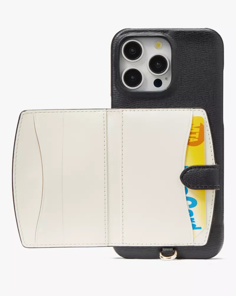 Morgan Colorblocked iPhone 15 Pro Max Cardholder Crossbody