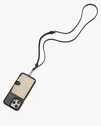 Morgan Colorblocked iPhone 15 Pro Max Cardholder Crossbody