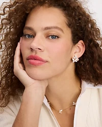 Social Butterly Cluster Studs
