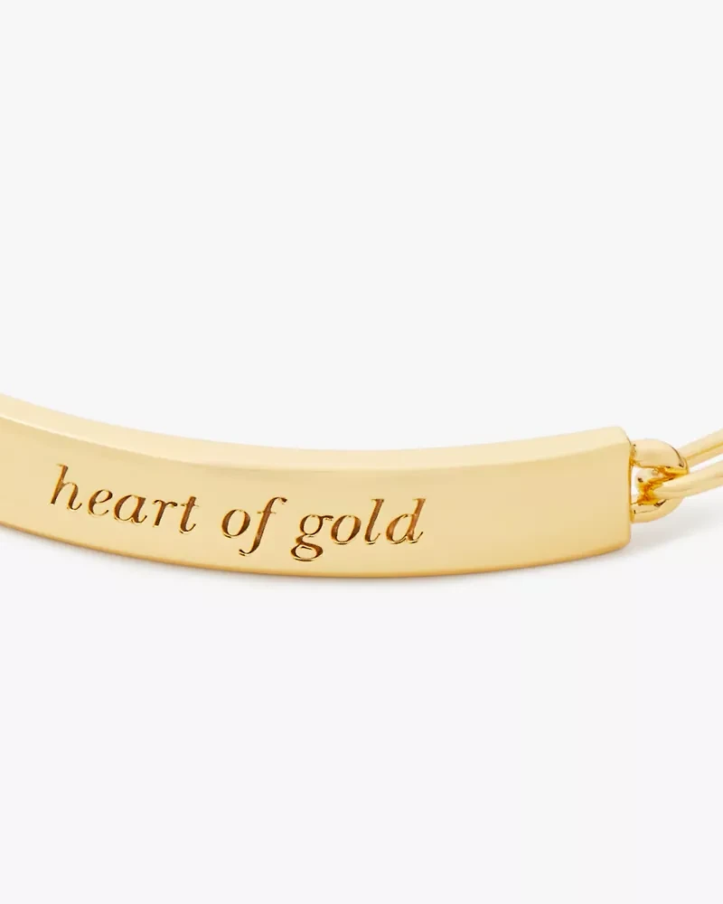 Heart Of Gold Id Bracelet