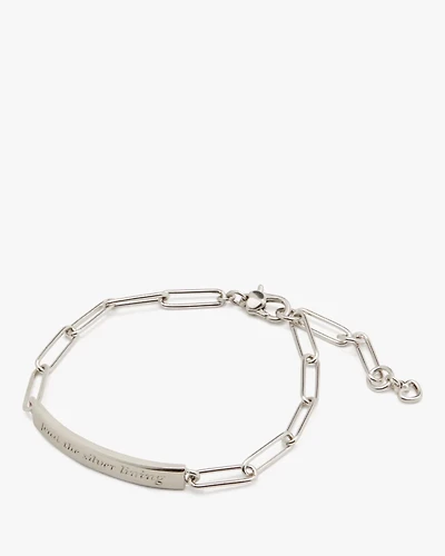 Silver Lining Id Bracelet