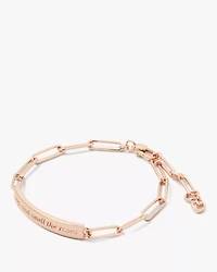 Stop And Smell The Roses Id Bracelet