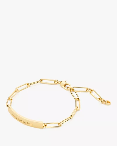 Mom Knows Best Idiom Id Bracelet