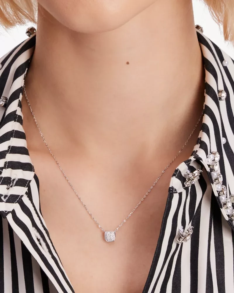 Kate Spade Fine Time To Shine Pavé Diamond Pendant