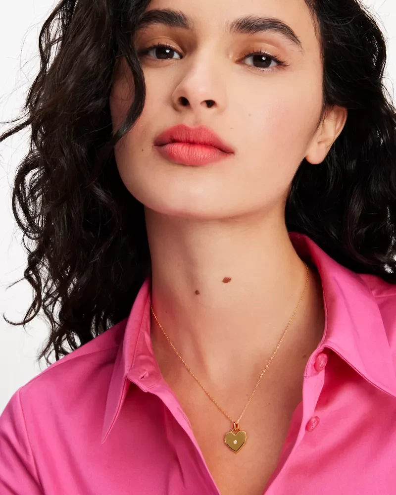 Kate Spade Fine Meant To Be Heart Pendant