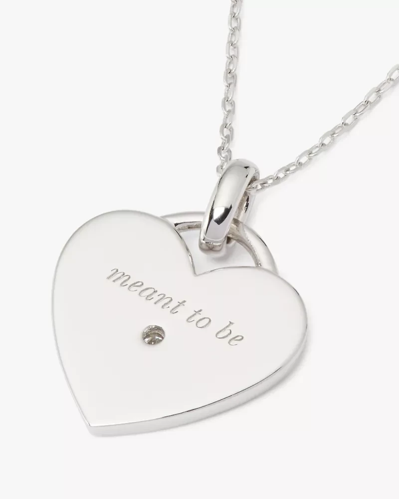 Kate Spade Fine Meant To Be Heart Pendant