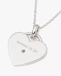 Kate Spade Fine Meant To Be Heart Pendant