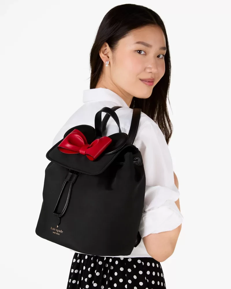 Disney X Kate Spade New York Minnie 3D Flap Backpack