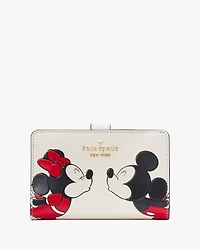 Disney X Kate Spade New York Minnie Medium Compact Bifold Wallet