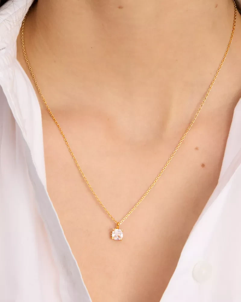 Little Luxuries 6mm Square Pendant