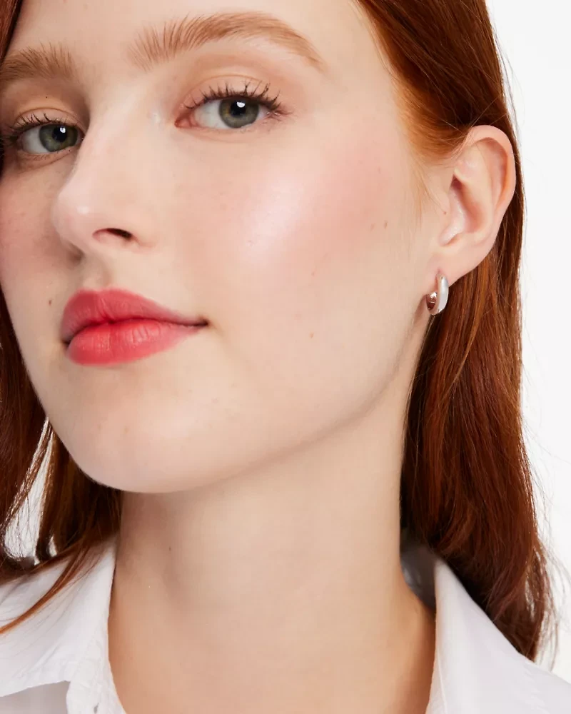 Brilliant Statements Metal Huggies