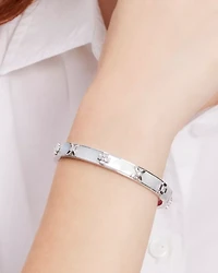 Heritage Bloom Hinged Bangle