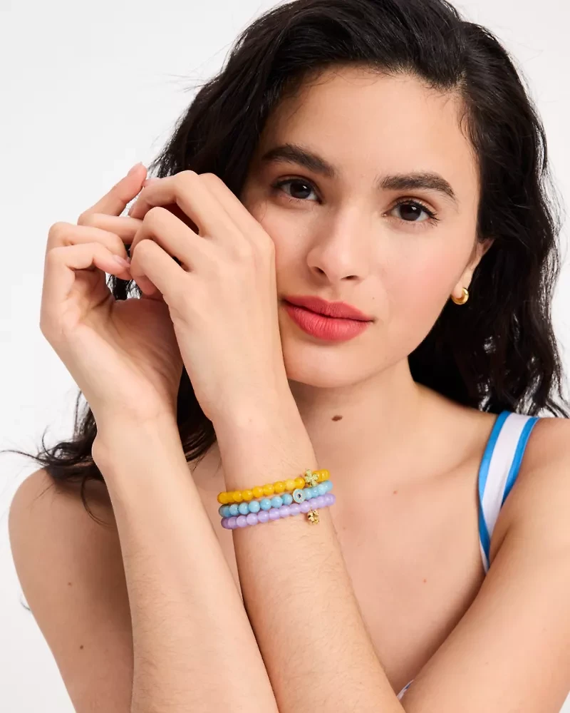 Rainbow Joy All Seeing Charm Stretch Bracelet