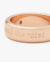 Stop And Smell The Roses Idiom Ring