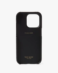 Morgan Spade Ring Stand iPhone 15 Pro Case