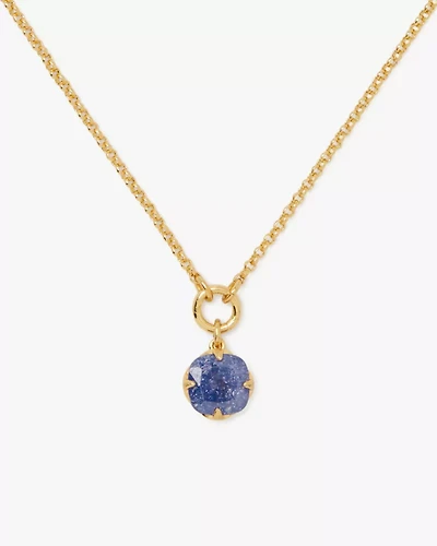 Pop Of Joy Spade Flower Pendant