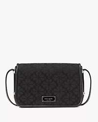 Liv Spade Flower Jacquard Crossbody Bag