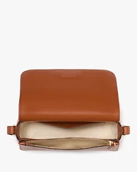 Spade Flower Jacquard Small Flap Crossbody