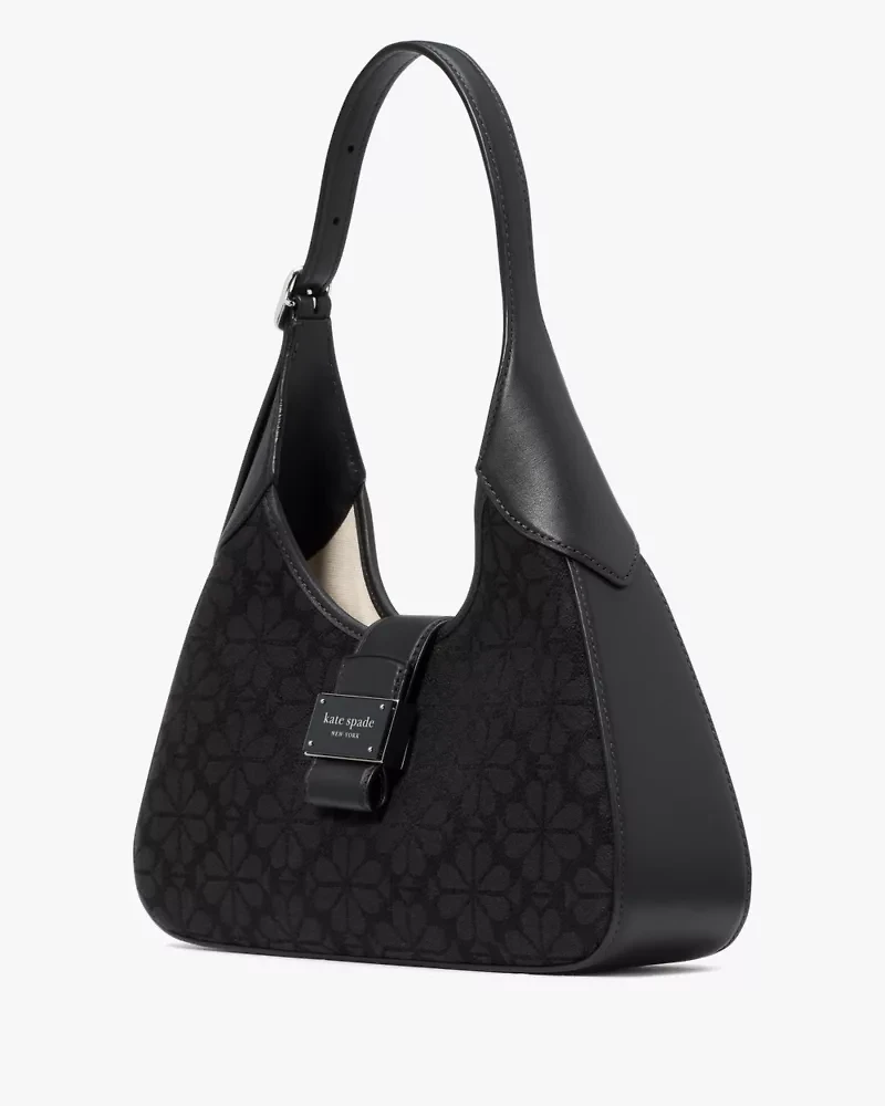 Spade Flower Jacquard Nouveau Shoulder Bag