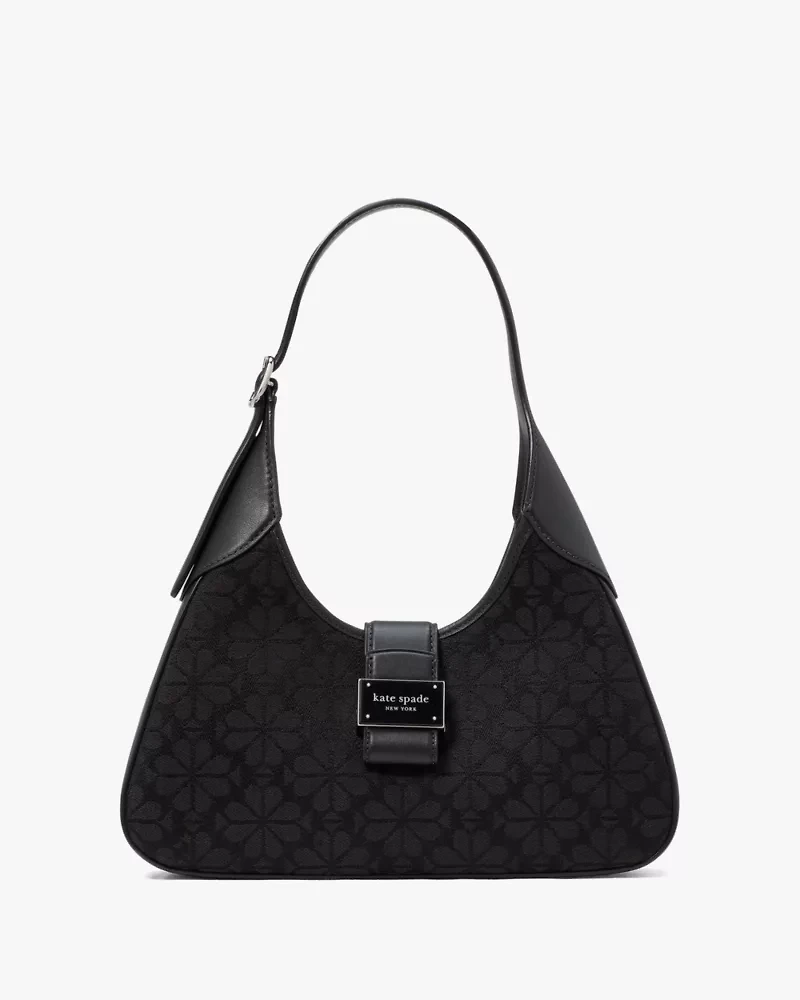 Spade Flower Jacquard Nouveau Shoulder Bag