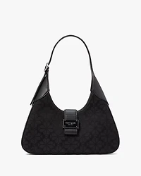 Spade Flower Jacquard Nouveau Shoulder Bag