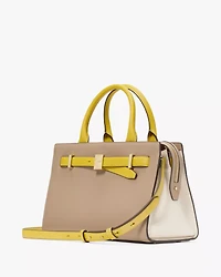 Deco Colorblocked Medium Satchel