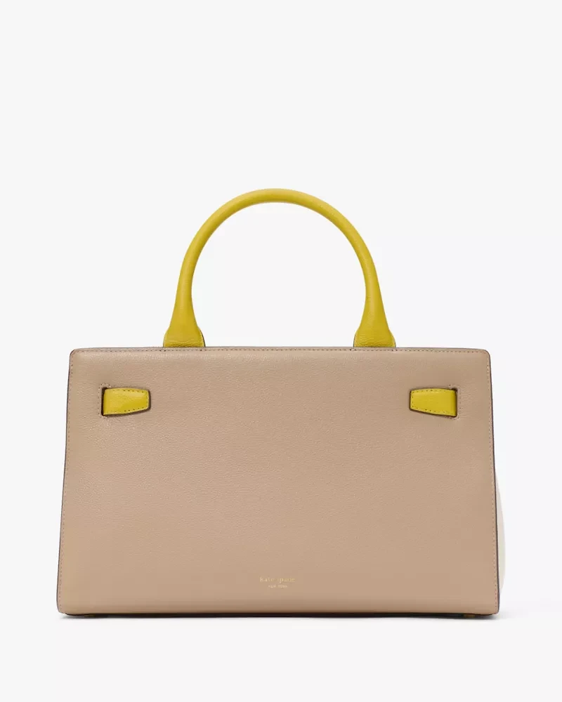 Deco Colorblocked Medium Satchel