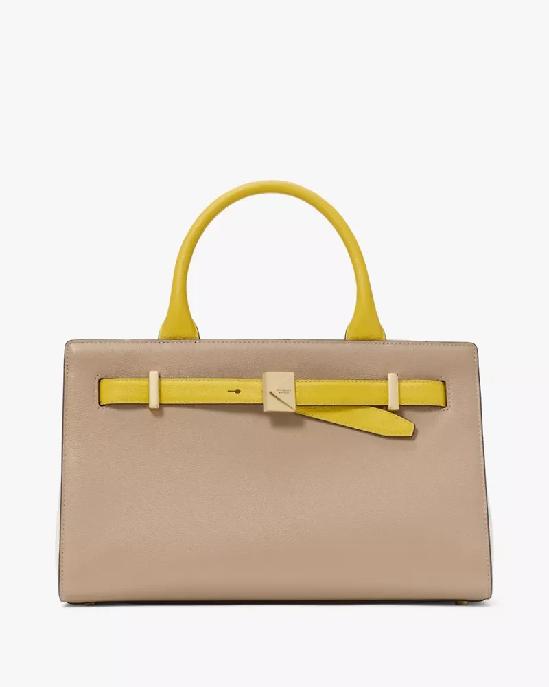 Deco Colorblocked Medium Satchel