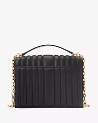 Deco Quilted Chain Shoulder Bag