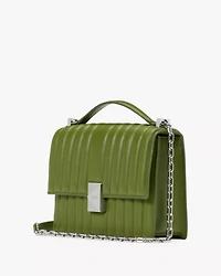 Deco Quilted Chain Shoulder Bag