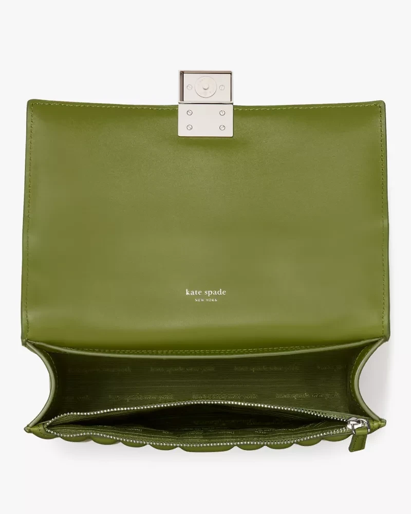 Deco Quilted Chain Shoulder Bag