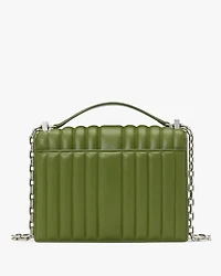 Deco Quilted Chain Shoulder Bag