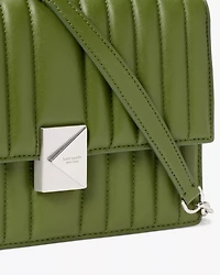 Deco Quilted Chain Shoulder Bag