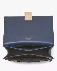 Deco Quilted Chain Shoulder Bag