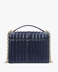 Deco Quilted Chain Shoulder Bag